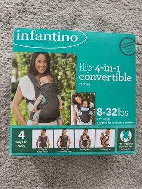 Infantino Convertible Carrier Gray